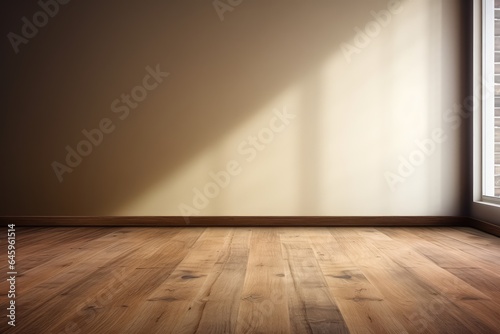 empty room with floorr - generative ai © BrandwayArt