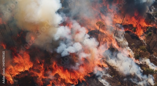 fire in the forest, fire scene in forest, power fire with smoke in forest