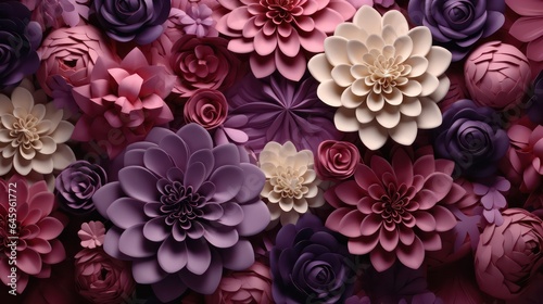3d floral background and 3d floral tumbler  © Ghulam Nabi