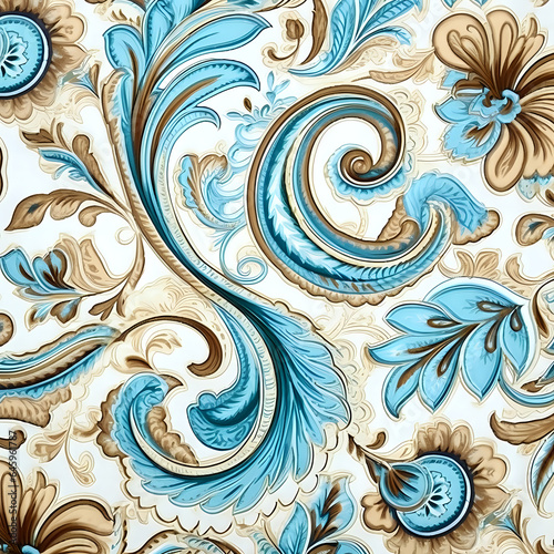 seamless floral pattern,paisley,wallpaper,design,ornament,art,decoration,Ai generated 