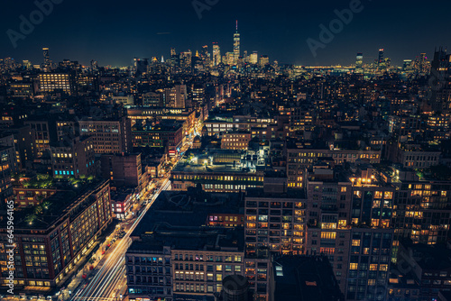 Manhattan Skyline by night
