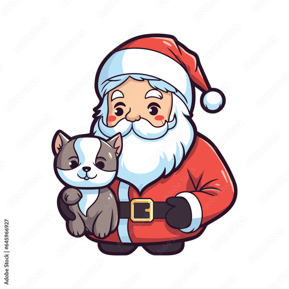 santa claus holding a dog on Christmas holidays stock
santa claus holding a dog on Christmas holidays stock