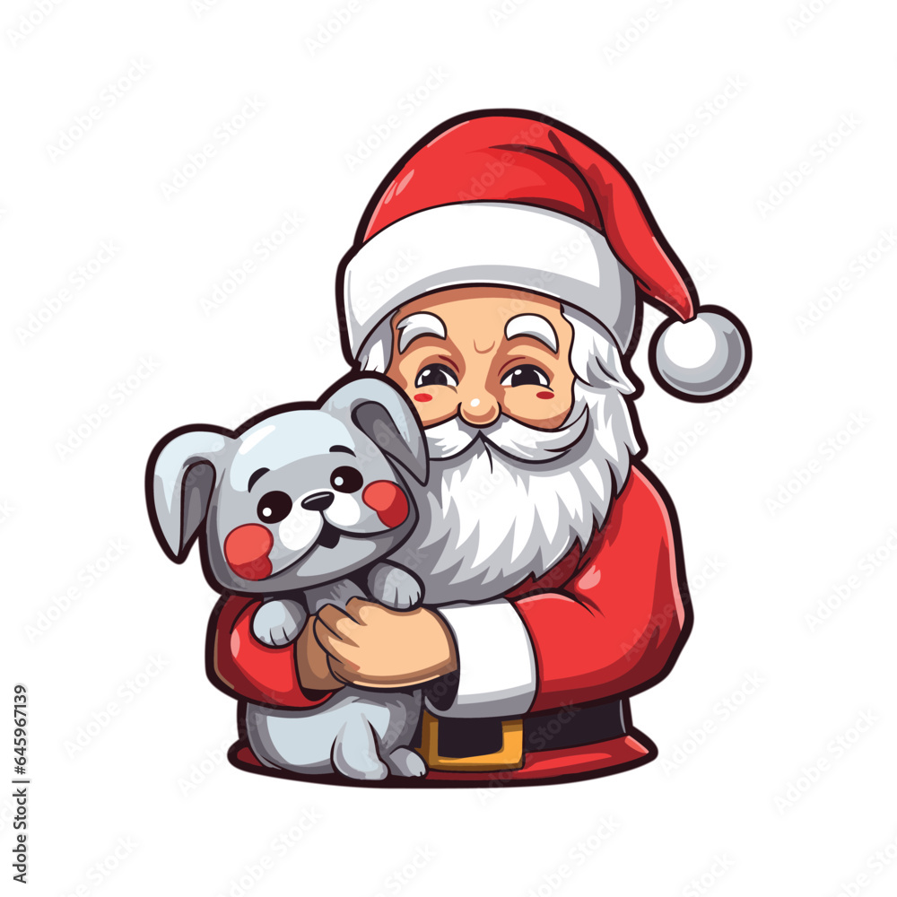 santa claus holding a dog on Christmas holidays stock
santa claus holding a dog on Christmas holidays stock