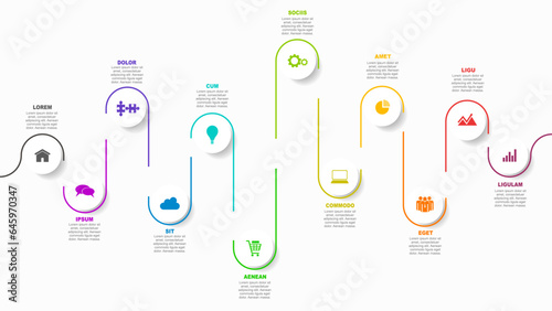 Infographic design template with place for your data. Vector illustration.