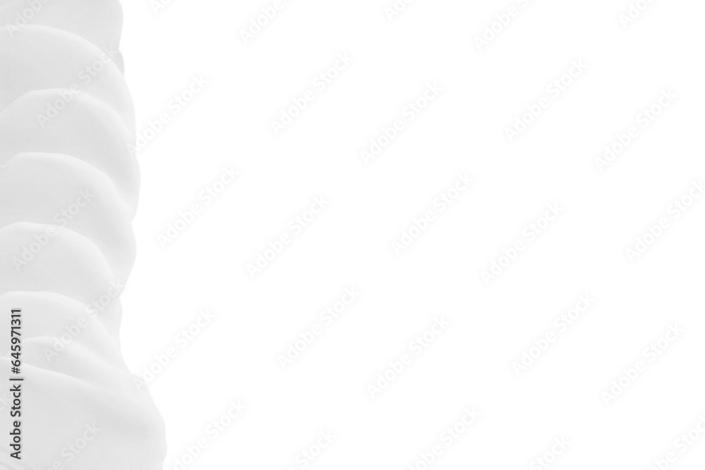 Obraz premium Cream smeared view from the top.