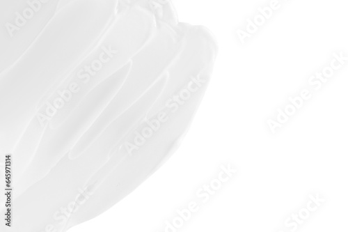 Cream smeared view from the top.