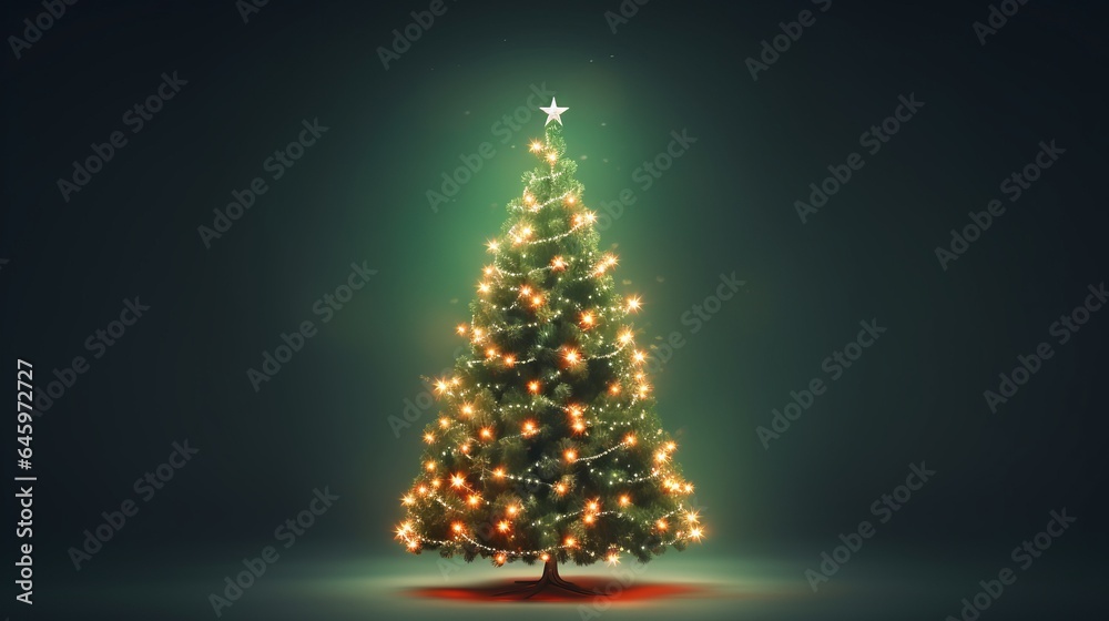 Illuminated Christmas tree Illuminated Christmas tree