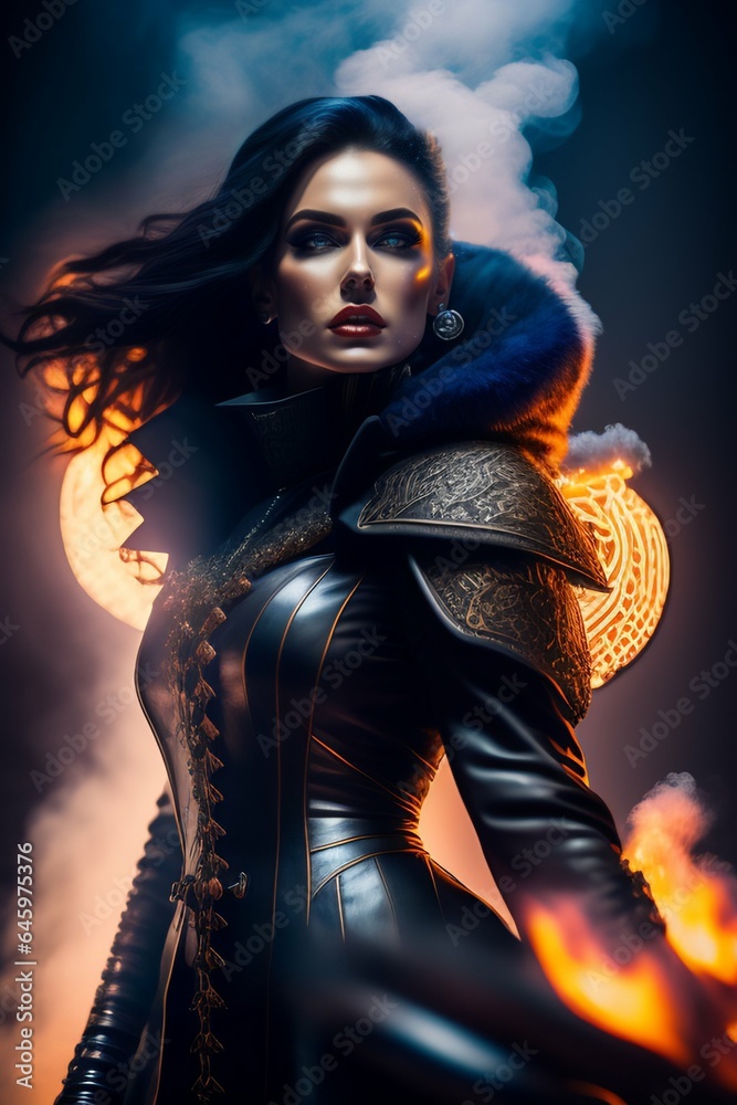 Creative and bold women portrait Creative and bold women portrait