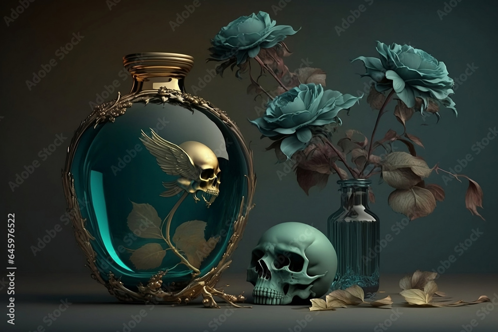 Naklejka premium Abstract colored background. 