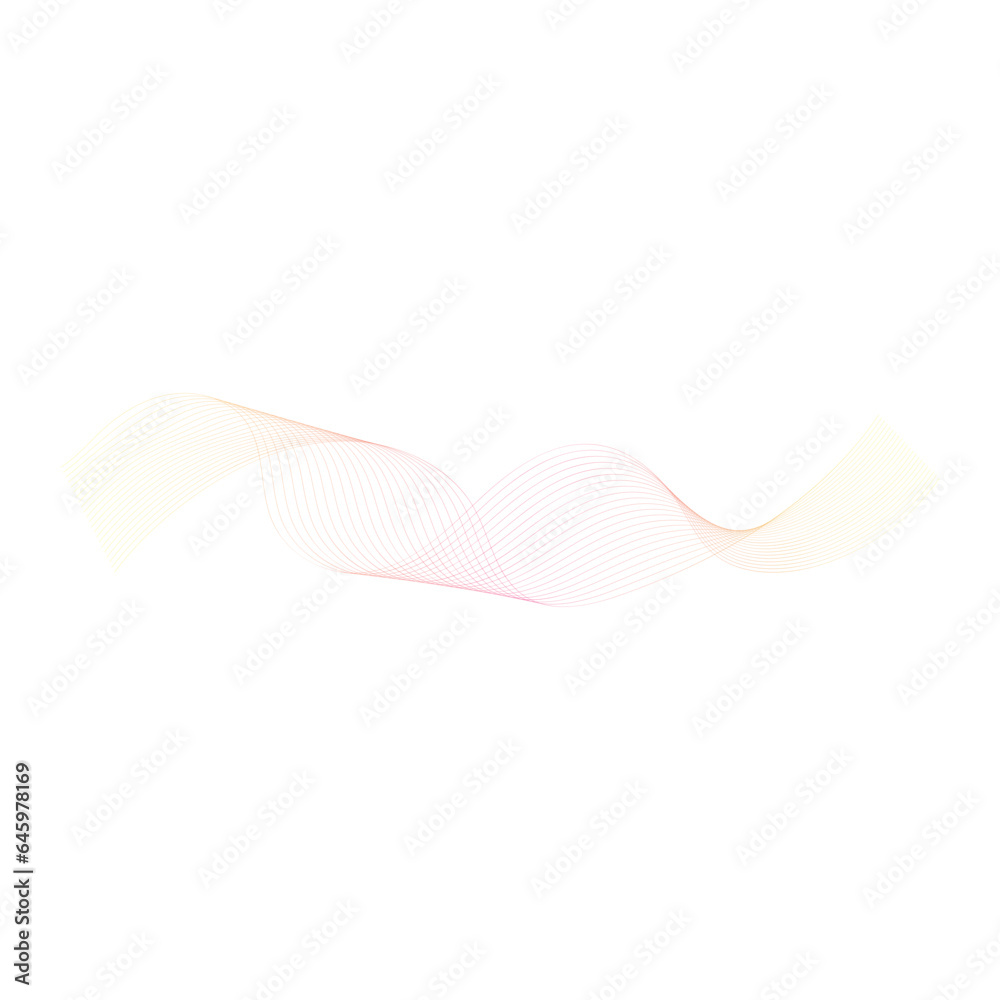 Abstract Gradient Wavy Line Abstract Gradient Wavy Line