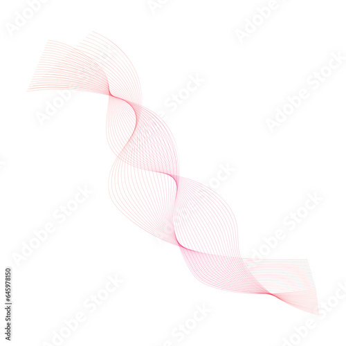 Abstract Gradient Wavy Line