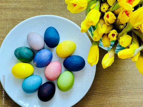 Colorful Easter eggs
