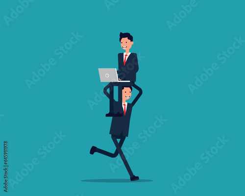 Carry the boss on head and run