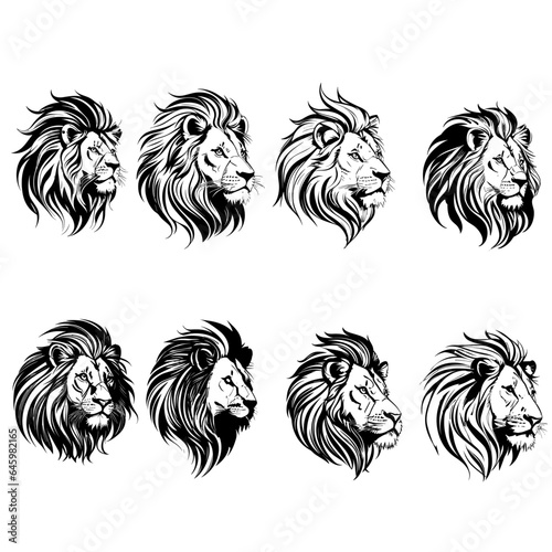 lion face Seamless