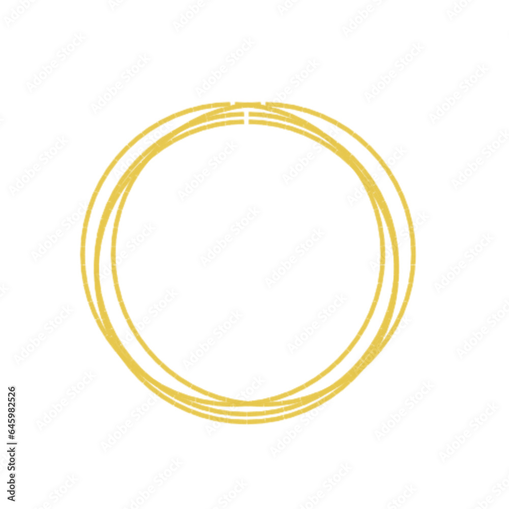 Gold round frame. Geometric line circle design elements. Vector illustration. Gold round frame. Geometric line circle design elements. Vector illustration.
