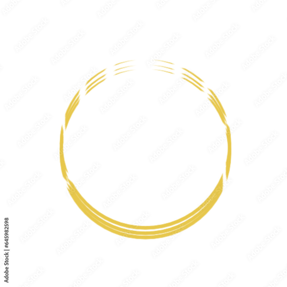 Gold round frame. Geometric line circle design elements. Vector illustration. Gold round frame. Geometric line circle design elements. Vector illustration.