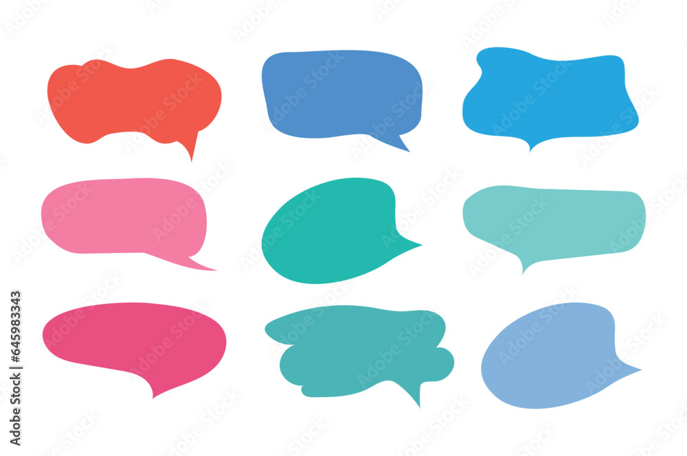 Set of callout, speech bubbles, chats, elements icons, vector illustration. Set of callout, speech bubbles, chats, elements icons, vector illustration.