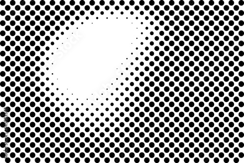 Radial halftone background ...