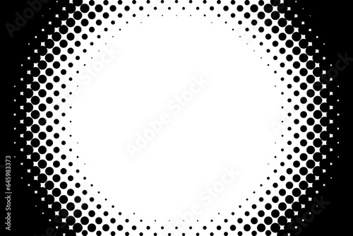 Radial halftone background ...