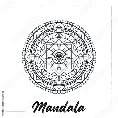 Mandala Art Vector illustration photo