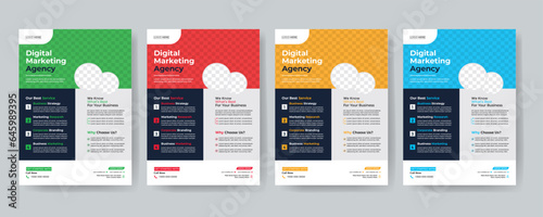 flyer. newest trendy creative corporate multipurpose minimal official business advertising magazine poster flyer with creative corporate trendy geometric shape template print design