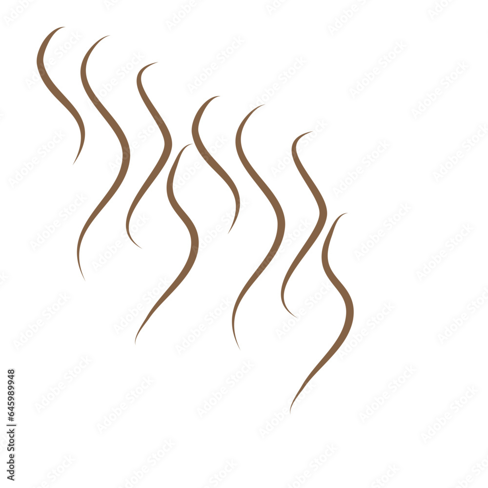 Brown Hot Steam Icon Brown Hot Steam Icon