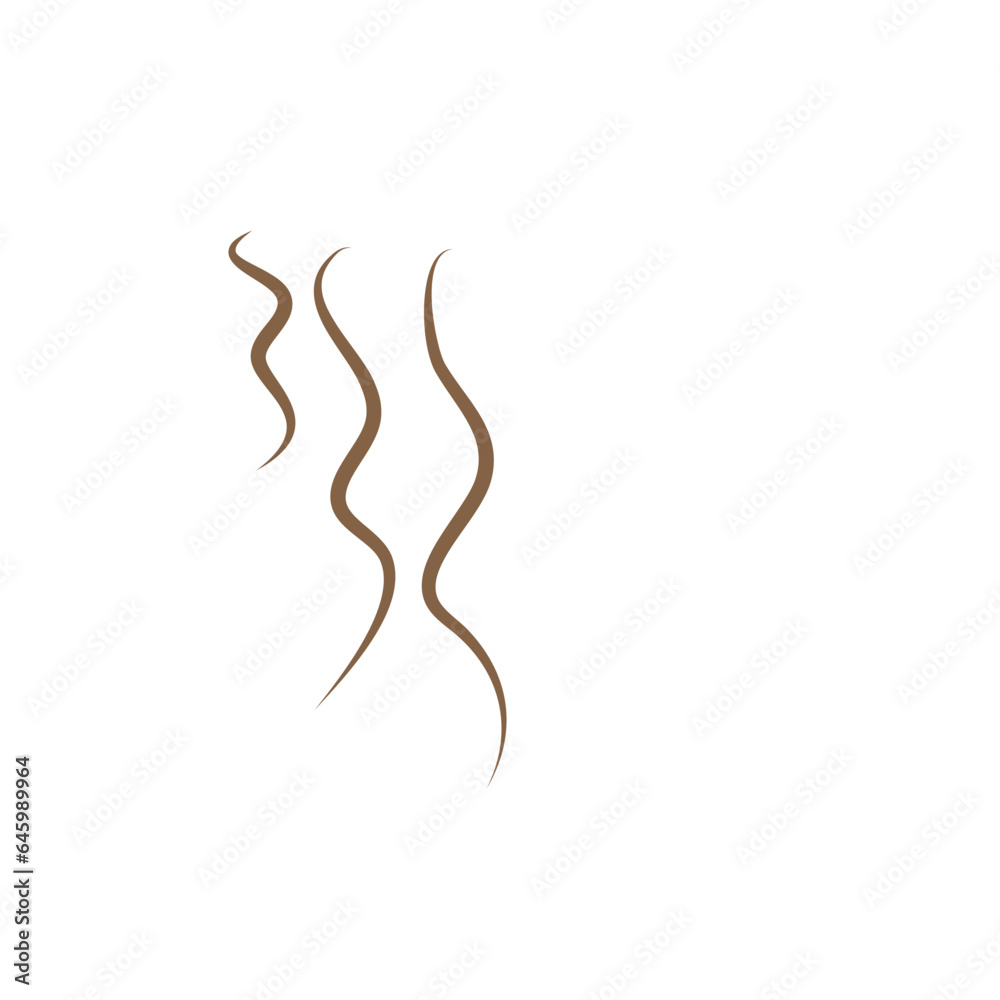 Brown Hot Steam Icon Brown Hot Steam Icon