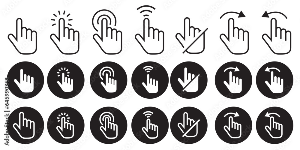 Touch click icon. Mobile phone screen zoom pan or swipe left or right side symbol. Hand finger gesture with arrow pointer to push or press the button vector set. Move cursor here sign. Touch click icon. Mobile phone screen zoom pan or swipe left or right side symbol. Hand finger gesture with arrow pointer to push or press the button vector set. Move cursor here sign.