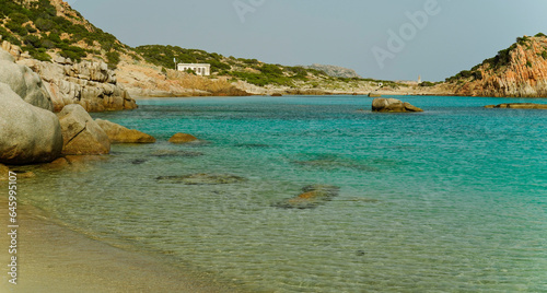Panorama dell'Isola di Spargi. Arcipelago della Maddalena. Sardegna, Italy photo
