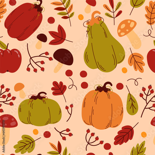 autumn seamless pattern
