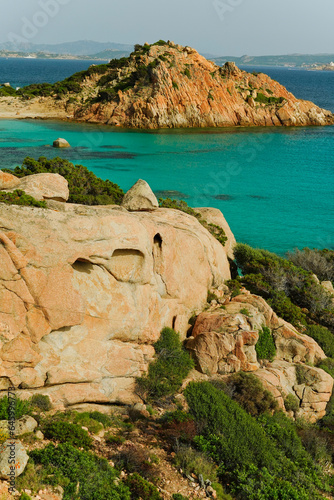 Panorama dell'Isola di Spargi. Arcipelago della Maddalena. Sardegna, Italy