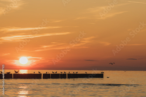 Sonnenuntergang in Pobierowo