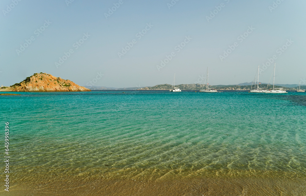 Panorama dell'Isola di Spargi. Arcipelago della Maddalena. Sardegna, Italy Panorama dell'Isola di Spargi. Arcipelago della Maddalena. Sardegna, Italy