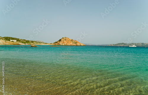 Panorama dell'Isola di Spargi. Arcipelago della Maddalena. Sardegna, Italy