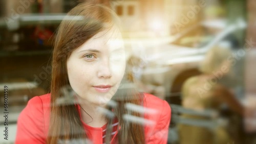 Wallpaper Mural Lifestyle Portrait of Young Beautiful Confident Woman in The City Torontodigital.ca