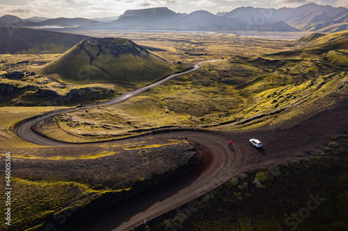 Vulcanic Landmannalaugar in Iceland photo