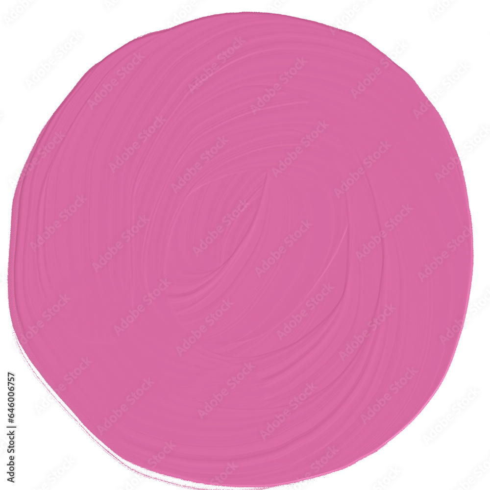 Obraz premium Pink Circle Shape Liquid Texture