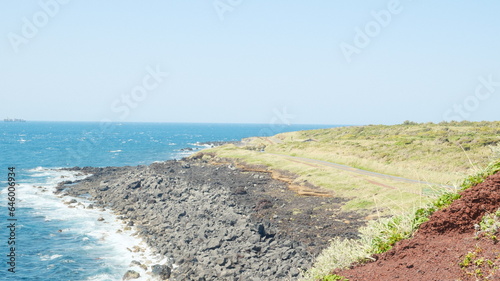 晴天の海岸どおり