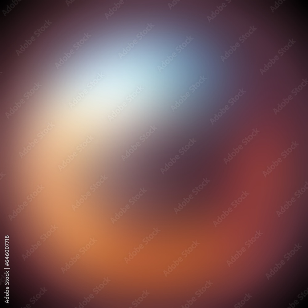 Gleaming sphere blur background.
