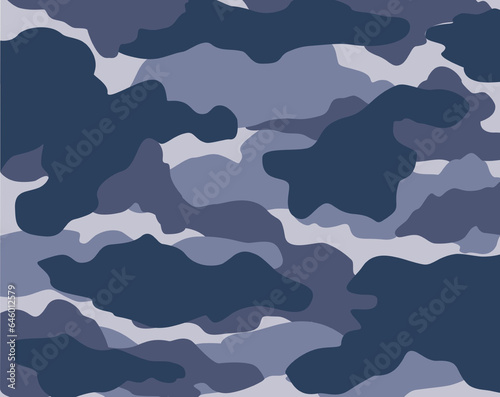 Military soldier blue background for camp