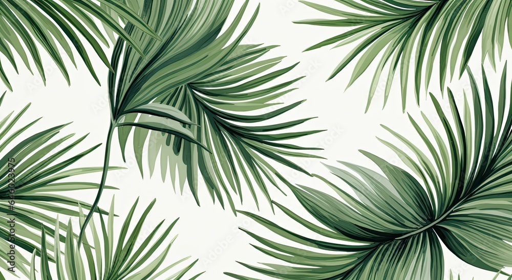 Tropical leaves with white background. Tropical leaves with white background.