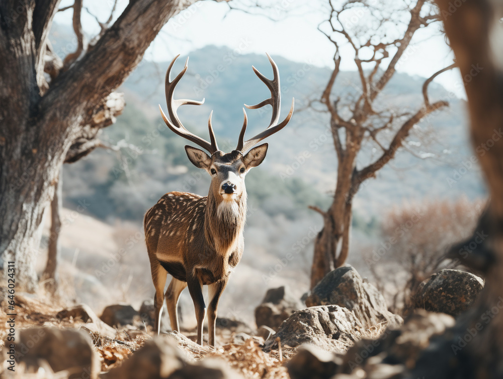 deer in the wild UHD wallpaper Stock Photographic Image deer in the wild UHD wallpaper Stock Photographic Image