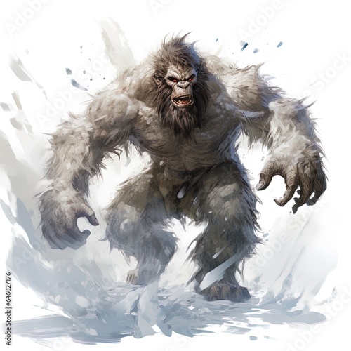 Abominable Snowman or Yeti. Great for fantasy stories, adventure, expeditions, mountaineering, horror and more. 