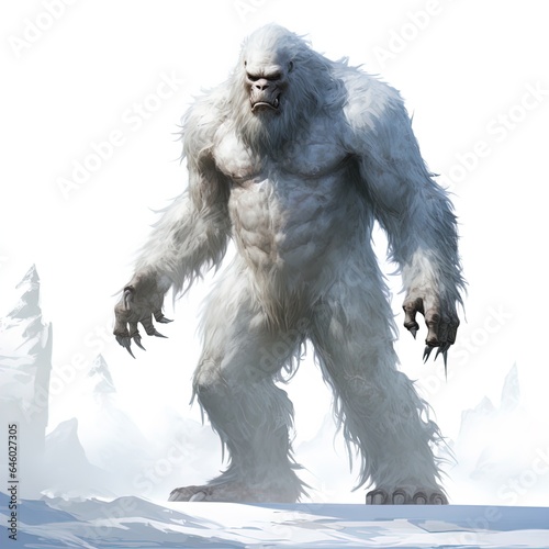 Abominable Snowman or Yeti. Great for fantasy stories, adventure, expeditions, mountaineering, horror and more. 