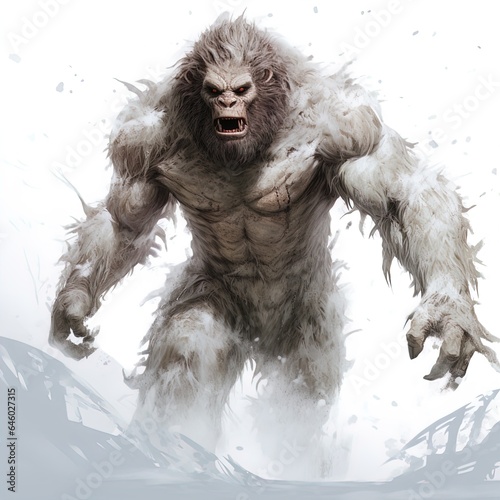 Abominable Snowman or Yeti. Great for fantasy stories, adventure, expeditions, mountaineering, horror and more. 