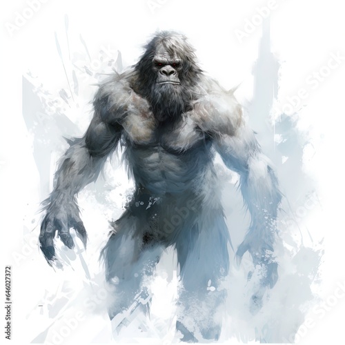 Abominable Snowman or Yeti. Great for fantasy stories, adventure, expeditions, mountaineering, horror and more. 