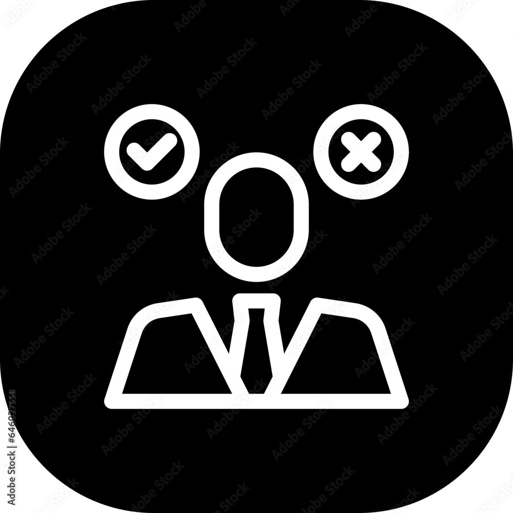 Decision maker education icon with black filled line outline style. business, icon, vector, decision, maker, symbol, illustration. Vector Illustration Decision maker education icon with black filled line outline style. business, icon, vector, decision, maker, symbol, illustration. Vector Illustration