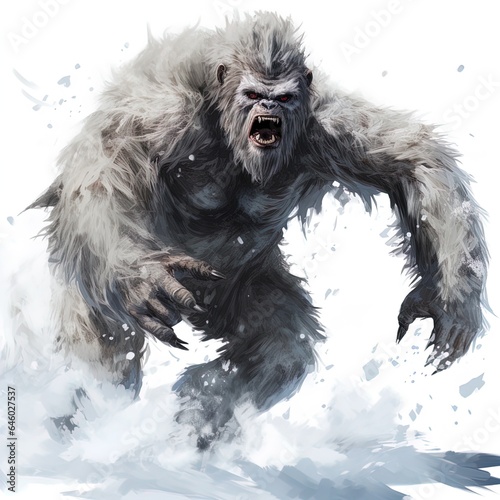 Abominable Snowman or Yeti. Great for fantasy stories, adventure, expeditions, mountaineering, horror and more. 