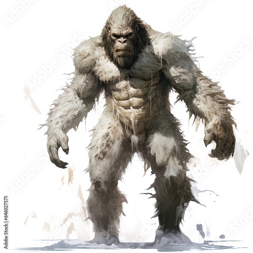 Abominable Snowman or Yeti. Great for fantasy stories, adventure, expeditions, mountaineering, horror and more. 