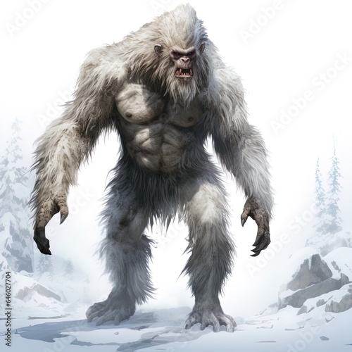 Abominable Snowman or Yeti. Great for fantasy stories, adventure, expeditions, mountaineering, horror and more. 